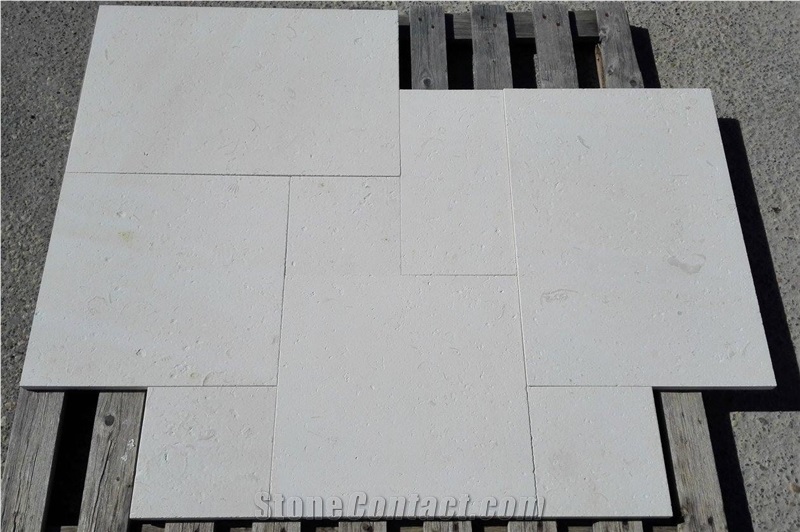 Caliza Alba Opus, White Limestone Tiles & Slabs, Tiles Pattern