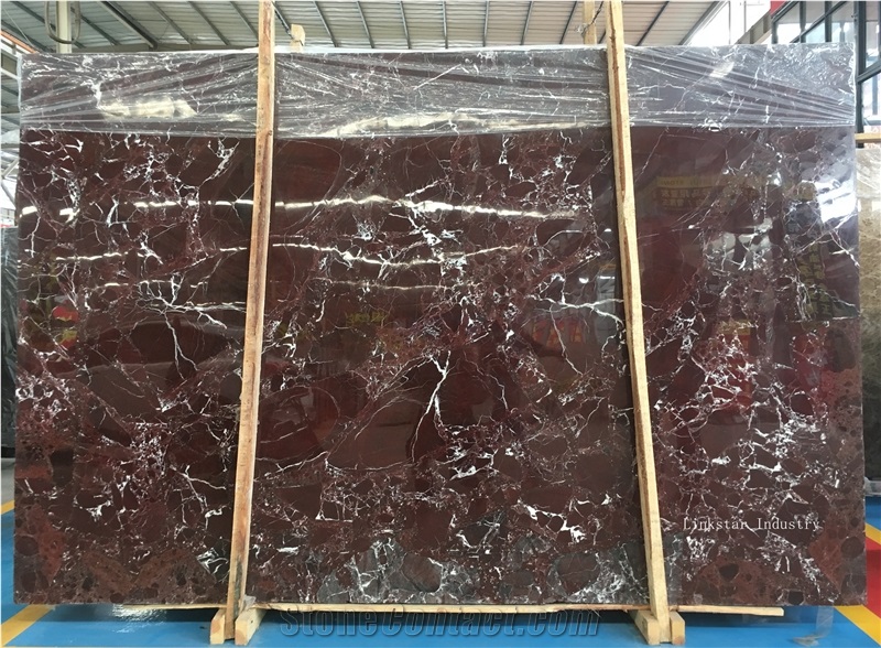 Cheap Natural Rosso Levanto Stone Tiles Slabs