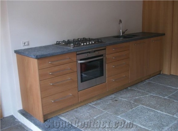 Pietra Ollare soapstone kitchen countertops, grey soapstone vanity tops