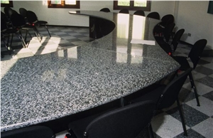 Serizzo Valmasino granite countertops, island tops, grey granite vanity tops 