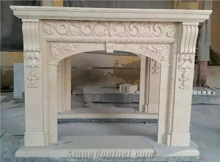 Flower Fireplace ,Carved Fireplace ,Fireplace Cover,Fireplace Mantel