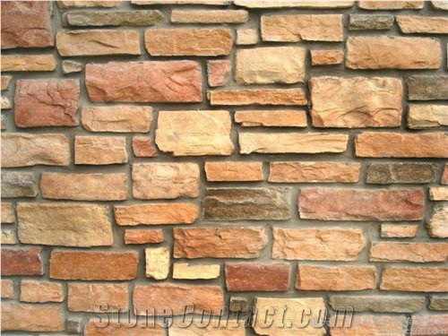 Antique Style-Artificial Marble Stacked Stone Veneer/ Culture Stone /Ledge Stone for Wall Cladding