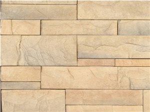 Antique Style Stacked Stone Veneer Walling Cladding / Exposed Wall Stone
