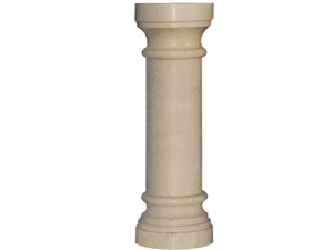 Beige Marble Simple Design Column