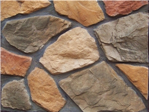 Brown Slate Antique Style Culture Stone /Ledge Stone / Stacked Stone Veneer for Walling Cladding