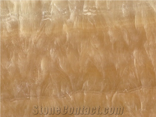 China Honey Yellow Onyx Tiles Polished for Hotel/ Interior Stone Floor Covering