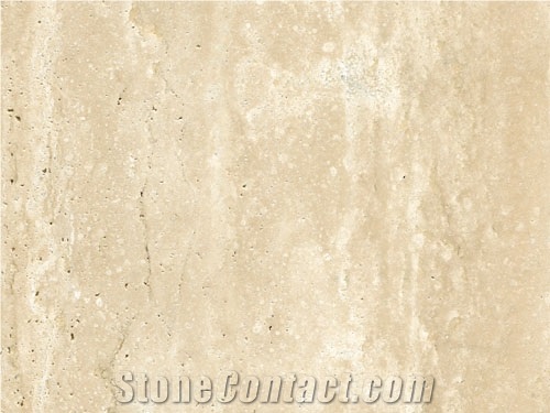 Classic Beige Travertine Tiles Tiles Polished for Hotel/ Interior Stone Floor Covering