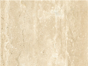 Classic Beige Travertine Tiles Tiles Polished for Hotel/ Interior Stone Floor Covering
