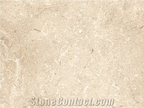 French Beige Limestone Tiles Polished for Hotel/ Interior Stone Floor Covering