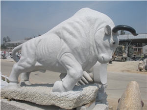 G603 / G602 Bianco Sardo Grey Granite Handcarved Sculptures /China Sesame Grey Granite Animal Landscape Sculptures