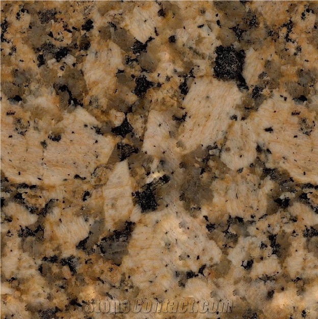 Giallo Fiorito Granite Slabs & Tiles for Floor Covering, Brazil Yellow Granite