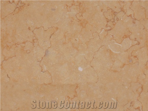 Golden Sinai Limestone Tiles Polished for Hotel/ Interior Stone Floor Covering