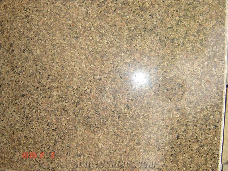 Merry Gold Granite Tiles for Walling / Harvest Brown Granite Flooring, India Brown Granite