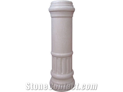 Oman Beige Marble Column