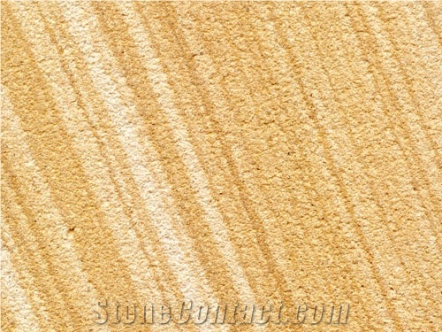 Sichuan Yellow Wooden Vein Sandstone Slabs & Tiles for Walling Cladding, China Yellow Sandstone