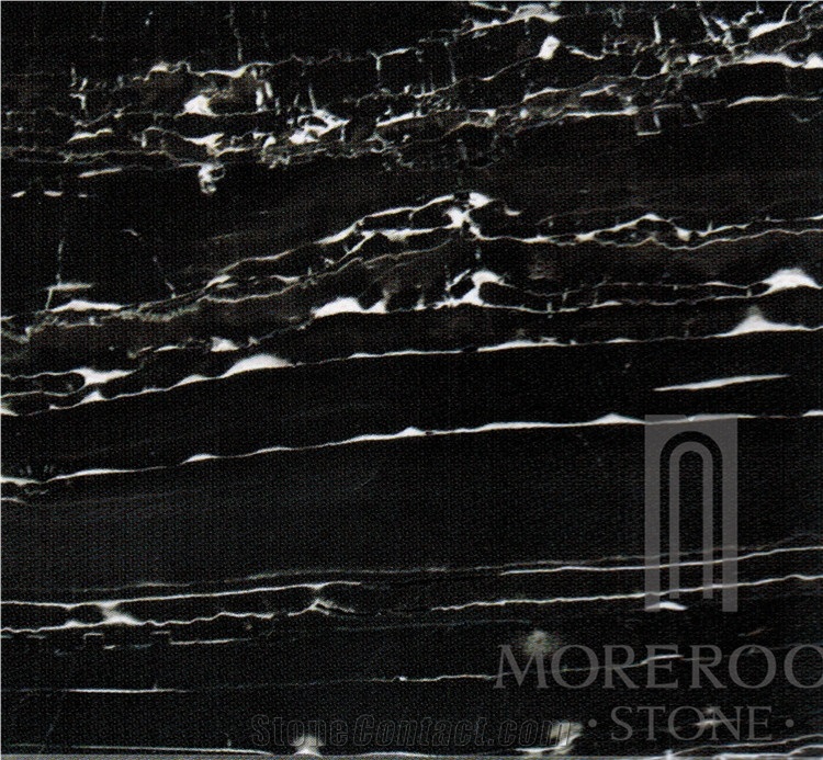 China Silver Dragon Marble Slab, Black and White Marble Tiles, Chinese Marble