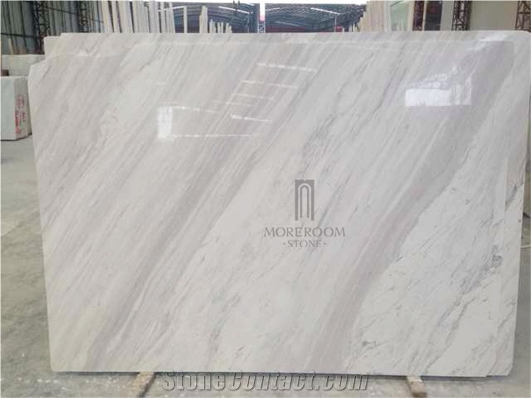 Greece Volakas White Marble Polished Natural Marble Slabs Cut-To-Size Floor Tile