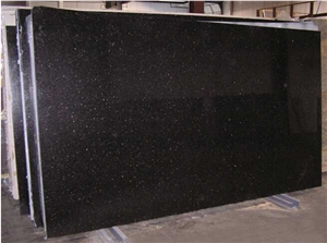 Indian Granite Black Galaxy Granite Tiles & Slabs Flooring Tiles 20mm Granite-Slabs