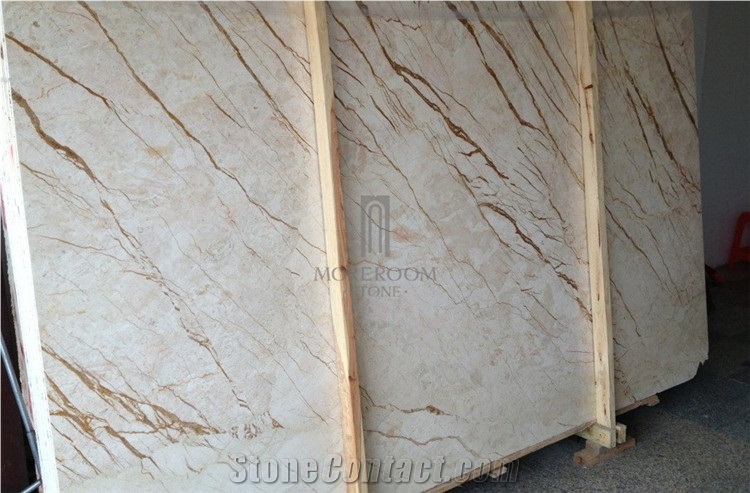 Turkish Golden Sofitel Marble Tile & Slab Polished Natural Marble Slabs Cut-To-Size Floor Tile Marble Price