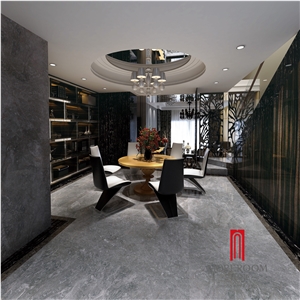 Turnell Grey Color Marble Block Customersize Cutting Marble for Lobby