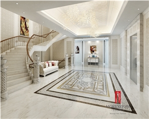 Volakas White Porcelain Tiles White Marble Tile for Home Decoration