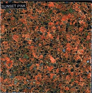 China Sunset Pink Granite Tile & Slab