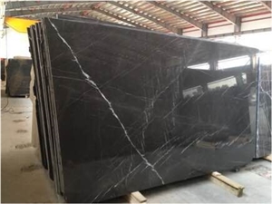 Iran Grey Marble with White Veins Slab & Tils