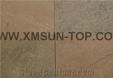 Brown Slate Stone Tiles /Slabs/ Wall Tile/ Brown Slate Stone Flooring/Brown Roof Slate Stone