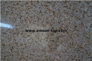 Chinese G682 Granite / Golden Garnet Granite / Golden Sand Beige / Padang Giollo / Sunset Gold / Yellow Rust Tiles & Slab & Cut to Size & Customized /China Yellow