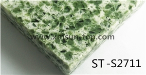 Green Artificial Quartz Stone Slab / Multicolor Artificial Quartz Slab&Tile/Engineered Stone Slab/Floor & Wall Tile/ Wall & Floor Covering/Polished Surface/Silestone/Man-Made Quartz Stone