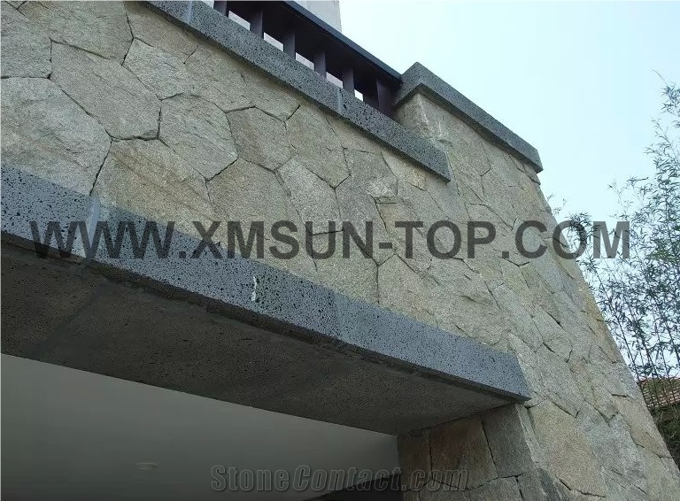 Grey Sandstone Walling & Building / Grey Wall Sandstone Tile/Grey Wall Pavers/ Wall Paving/Wall Covering/ Grey Random Flagstones/ Grey Irregular Flagstones/ Decoration