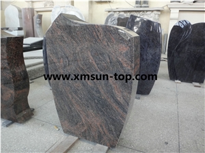 Paradiso Granite European Style Tombstone & Headstone