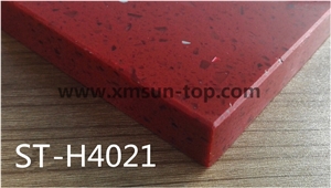 Red Artificial Quartz Stone Slab /Artificial Quartz Slab & Tile/Engineered Stone Slab/Floor & Wall Tile/ Wall & Floor Covering/Polished Surface/Silestone/Man-Made Quartz Stone/China Quartz