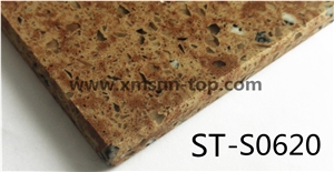 Reddish Brown Artificial Quartz Stone /Brown Artificial Quartz Slab&Tile/Engineered Stone Slab/Floor & Wall Tile/ Wall Covering/Floor Covering/Polished Surface
