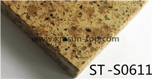 Rusty Yellow Artificial Quartz Stone Slab/Rust Artificial Quartz Slab&Tile/Engineered Stone Slab/Floor & Wall Tile/ Wall Covering/Floor Covering/Polished Surface