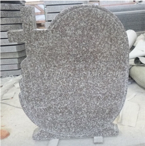 Bainbrook Brown Granite Headstone, Granite Customed Headstone, Cheap Price G664 Granite Headstone Monuments, Winggreen