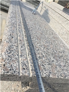 Cheap G383 Granite/Pearl Flower Granite/Grey Pearl Granite/China Pink Granite Steps & Risers, Treads and Threshold, Winggreen Stone