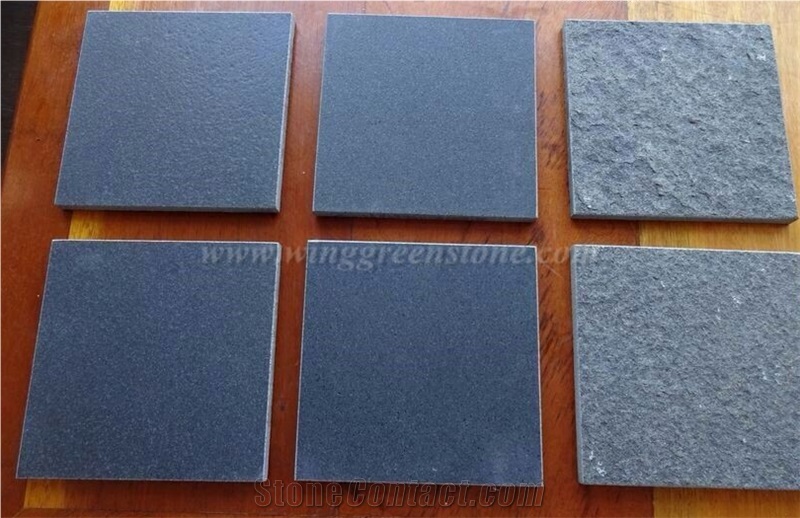 China Black Basalt Tiles, Hainan Black Basalt, Black Basaltina / Basalto / Bazalt / Inca Black Tiles for Walling,Cladding,Flooring, China Black Basalt, Xiamen Winggreen Stone