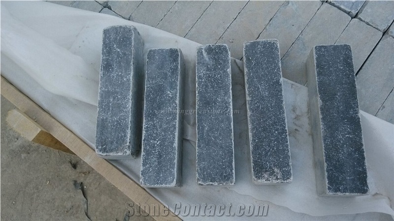 China Black Limestone Kerbs, China Black Bluestone Kerbstones, Blue Limestone Curbs, Bluestone Road Stone, Xiamen Winggreen Manufacturer