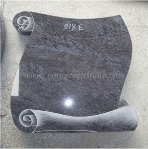 Customed Headstone, Aurora Granite Headstone Monuments, Engraved Granite Headstones, Winggreen
