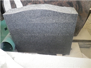 Dark Grey Granite G654 Headstone,Chinese Granite G654 Tombstone Headstone Monuments, Winggreen