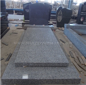 Granite Cemetery Tombstones, Chinese Granite G435 and Shanxi Black Granite Tombstone Monuments, Winggreen