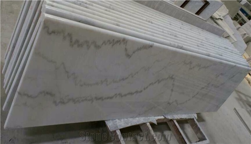 Guangxi White Marble Vanity Tops