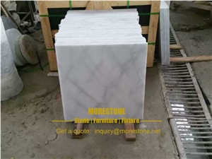 600 X 600mm Oriental White Marble Tiles