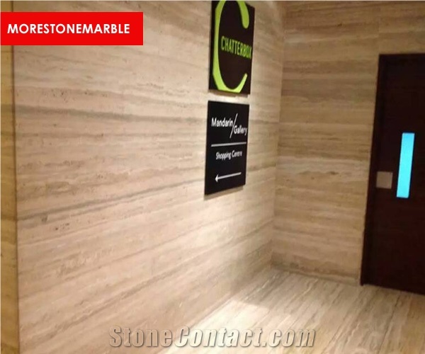 Crystal Wooden Marble Tile, Polished for Wall Covering