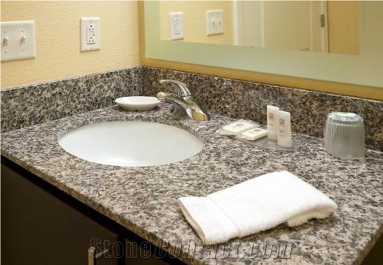 Leopard Skin Granite Bathroom Vanitytop for Towneplace Suite Hotel