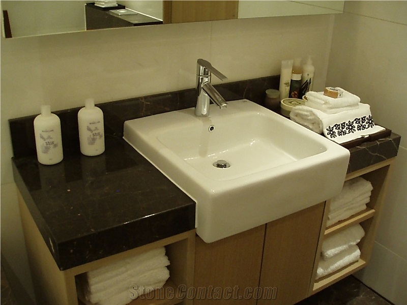 St Laurent Marble Bathroom Vanity Tops