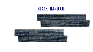 Black Slate Cultured Stone,Ledge, Stacked Stone Veneer
