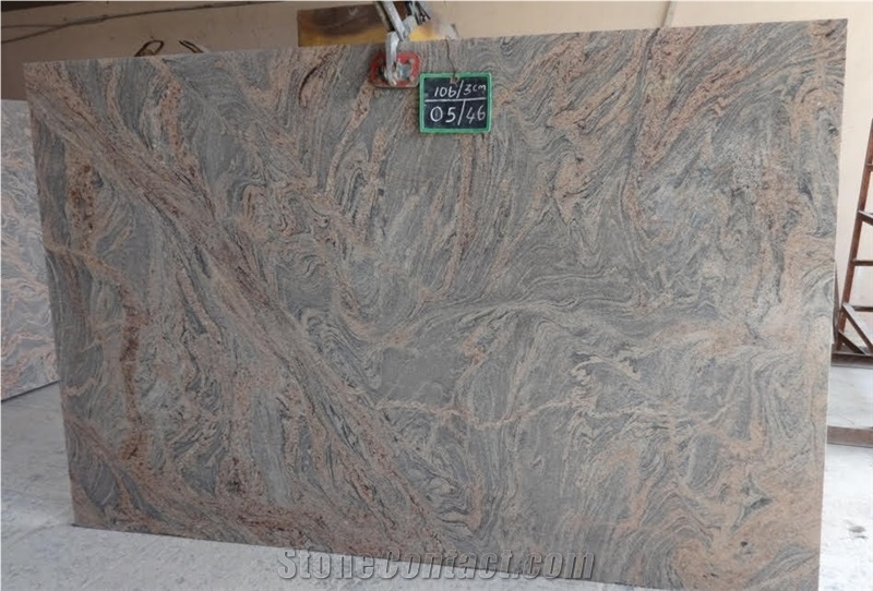 Colmbo Jupurana Granite Tiles & Slabs, Brown Polished Granite Floor Covering Tiles, Wall Covering Tiles