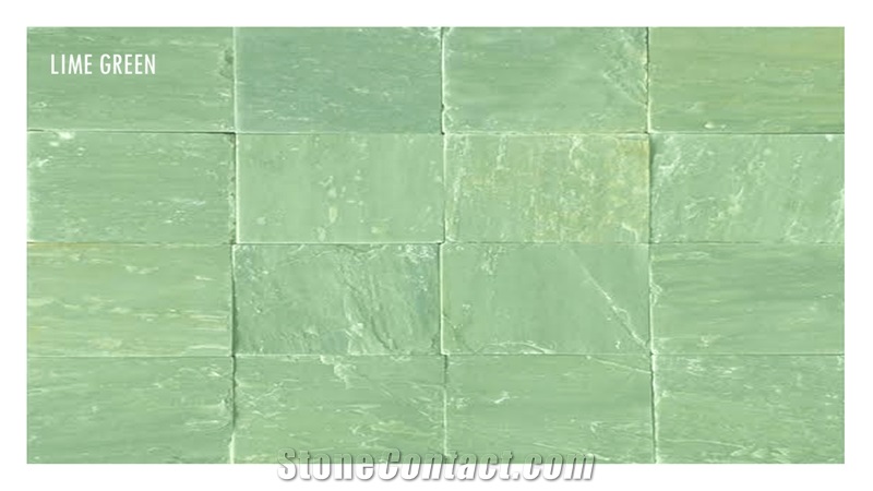 green Limestone wall cladding,  cultued stone,  ledge stone and hand cut